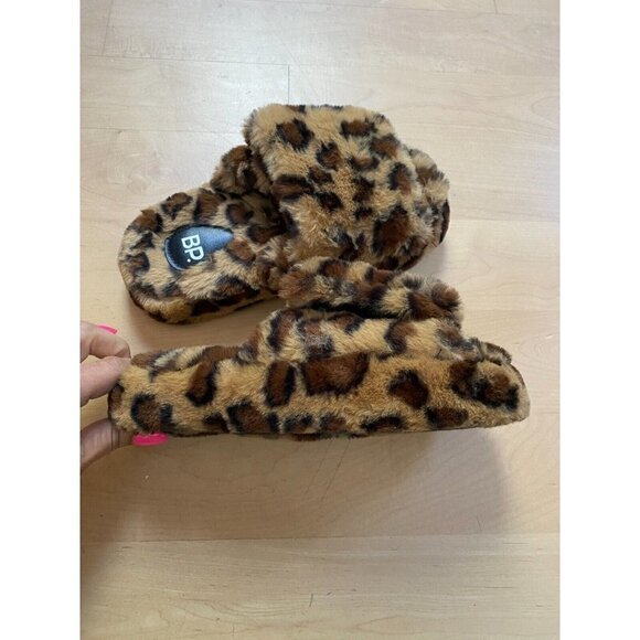 BP Slippers Nordstrom leopard Womens Size Small (5-6) - Picture 4 of 7